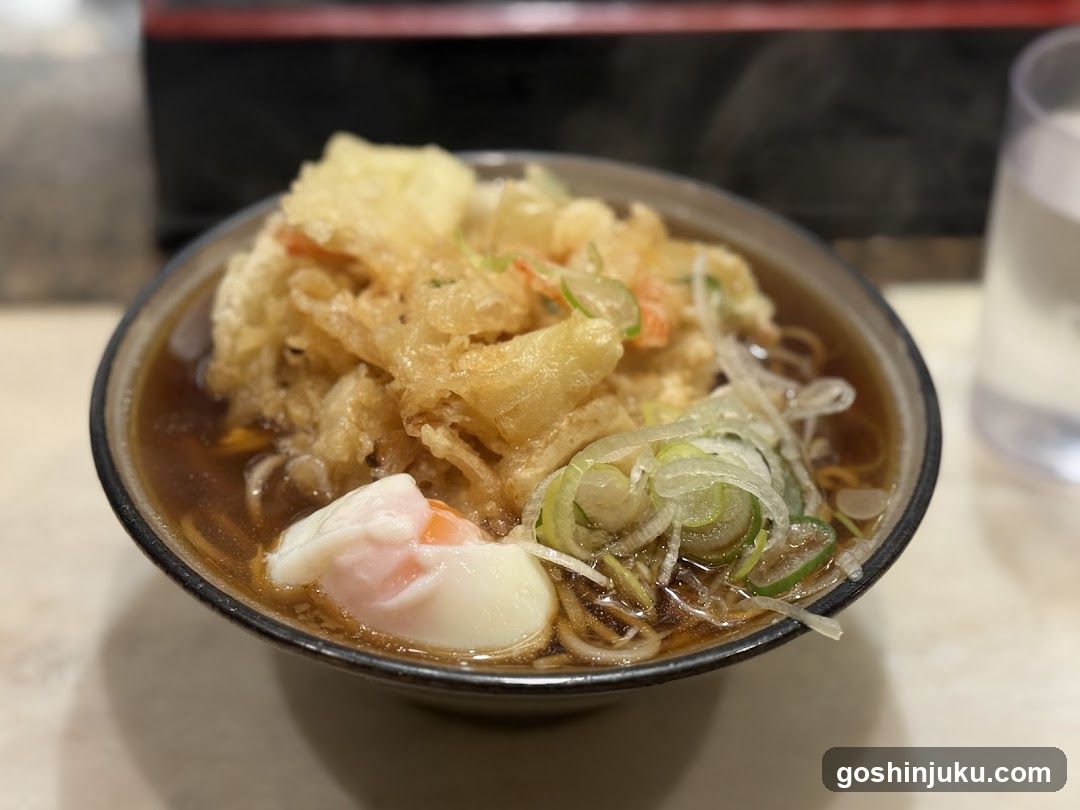 Somen Noodle Bowl with Tempura and Egg