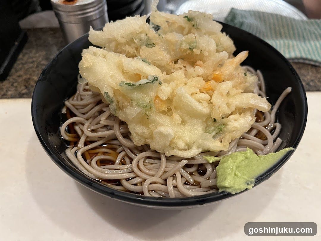Soba Noodles with Tempura