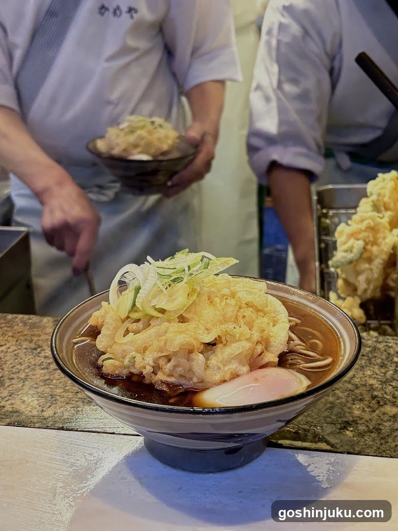 Ramen Bowl with Tempura Topping