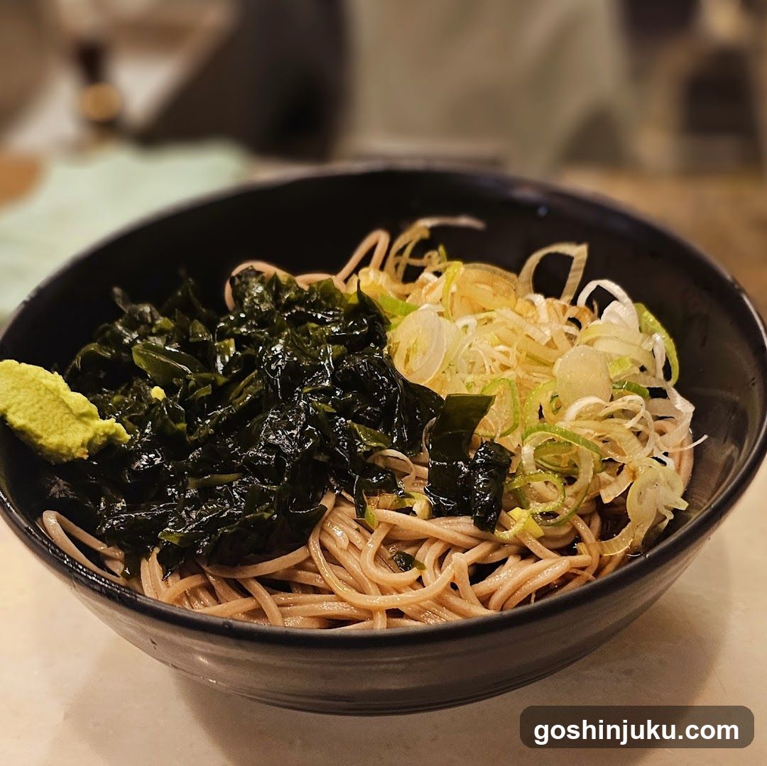 Soba Noodles with Toppings