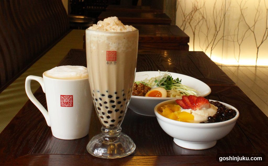 Boba Milk Tea and Dessert Set