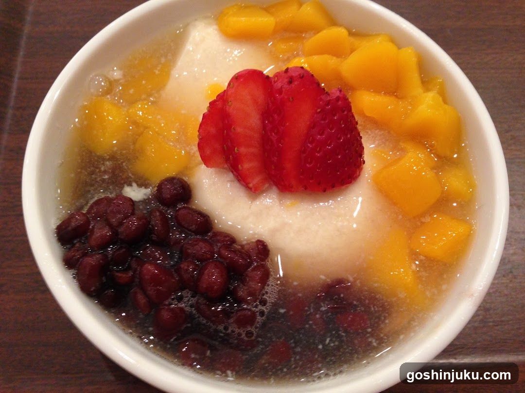 Mango and Strawberry Dessert Bowl