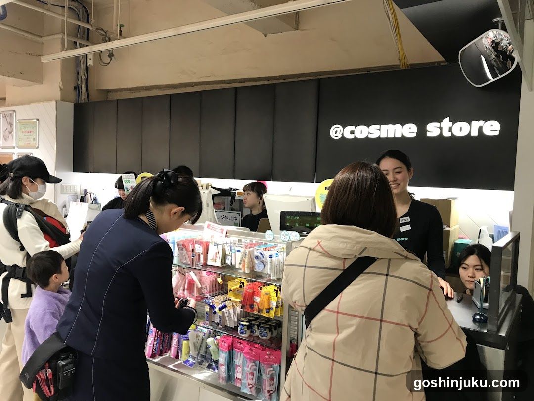 @cosme store interior scene