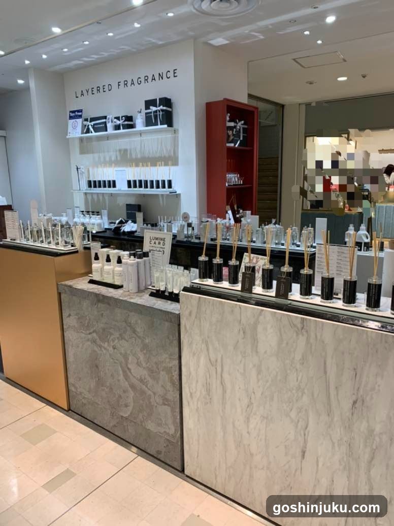 Layered Fragrance Display
