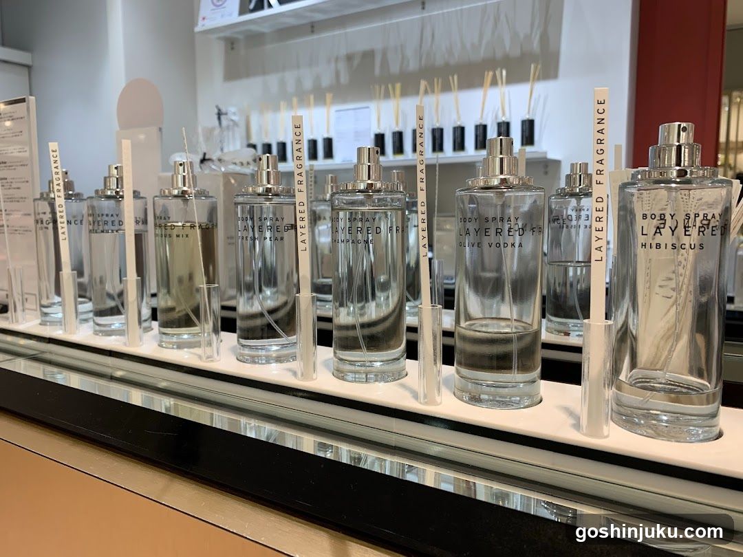 Layered Fragrance Display