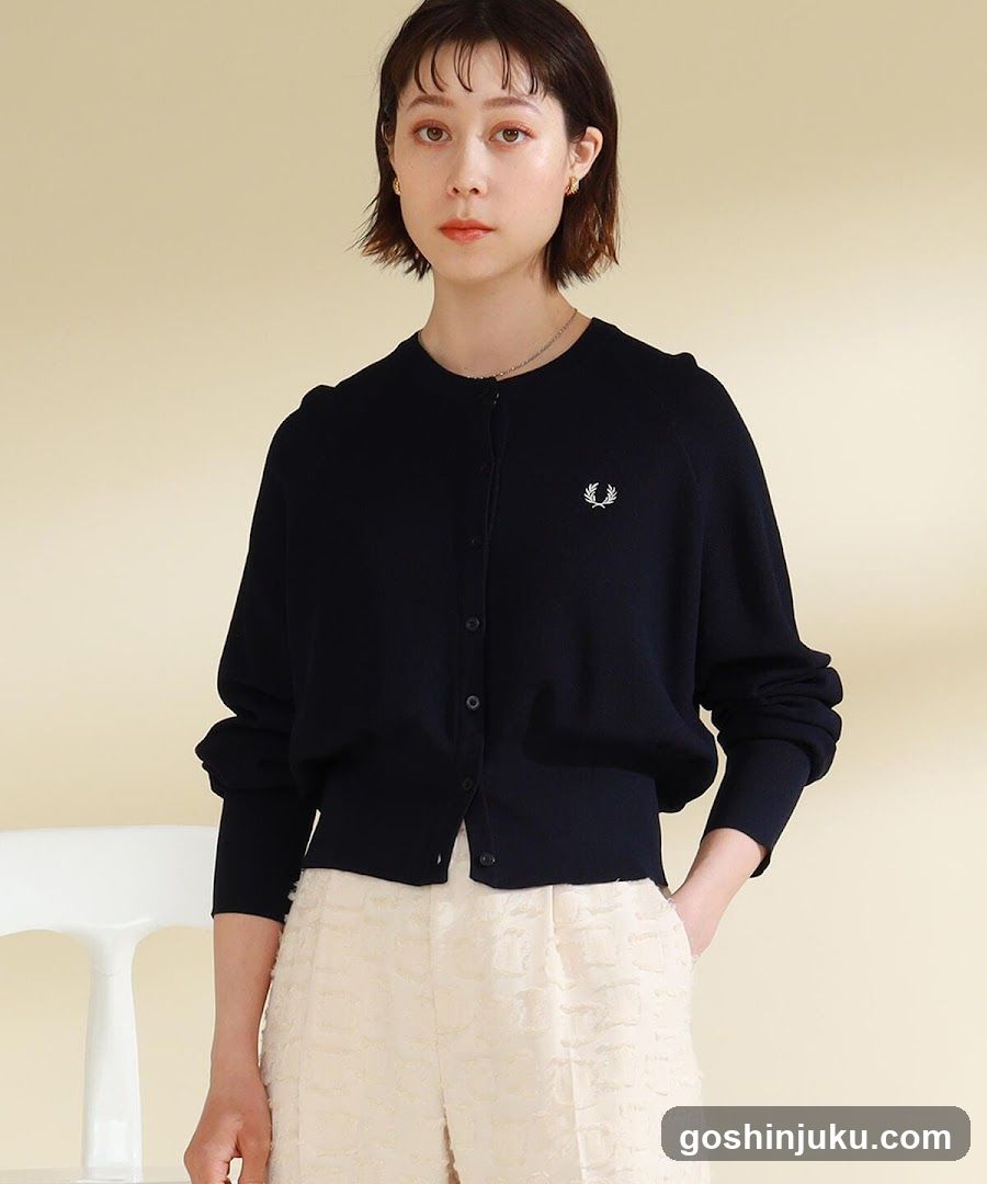 Fashion Model Wearing Cardigan