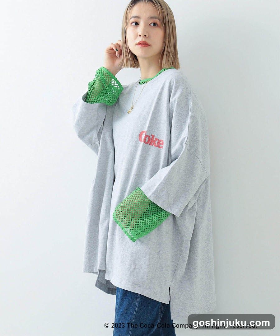 Coca-Cola Mesh Sleeve T-Shirt