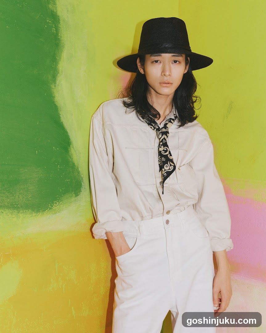 Fashion Portrait with Hat and Scarf