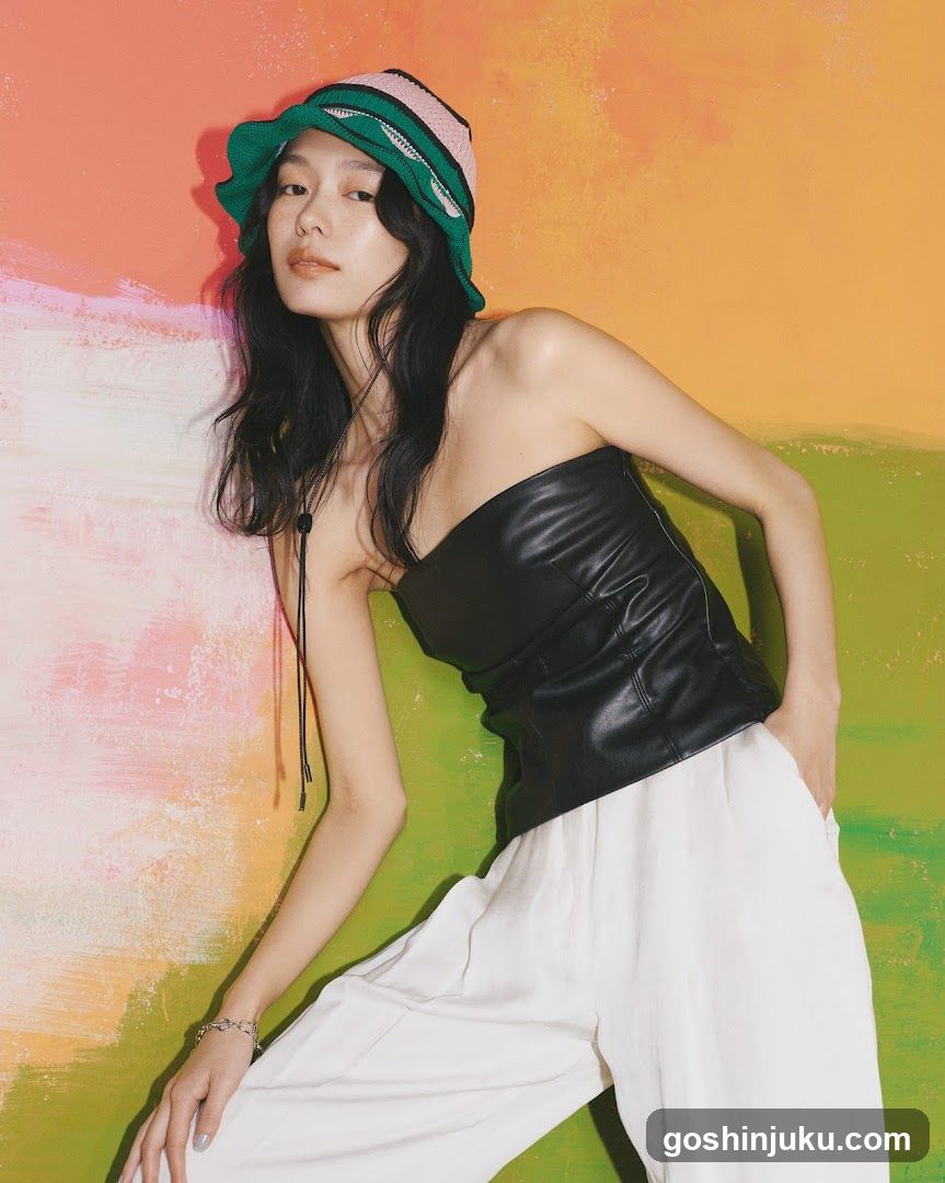 Fashion Model in Studio