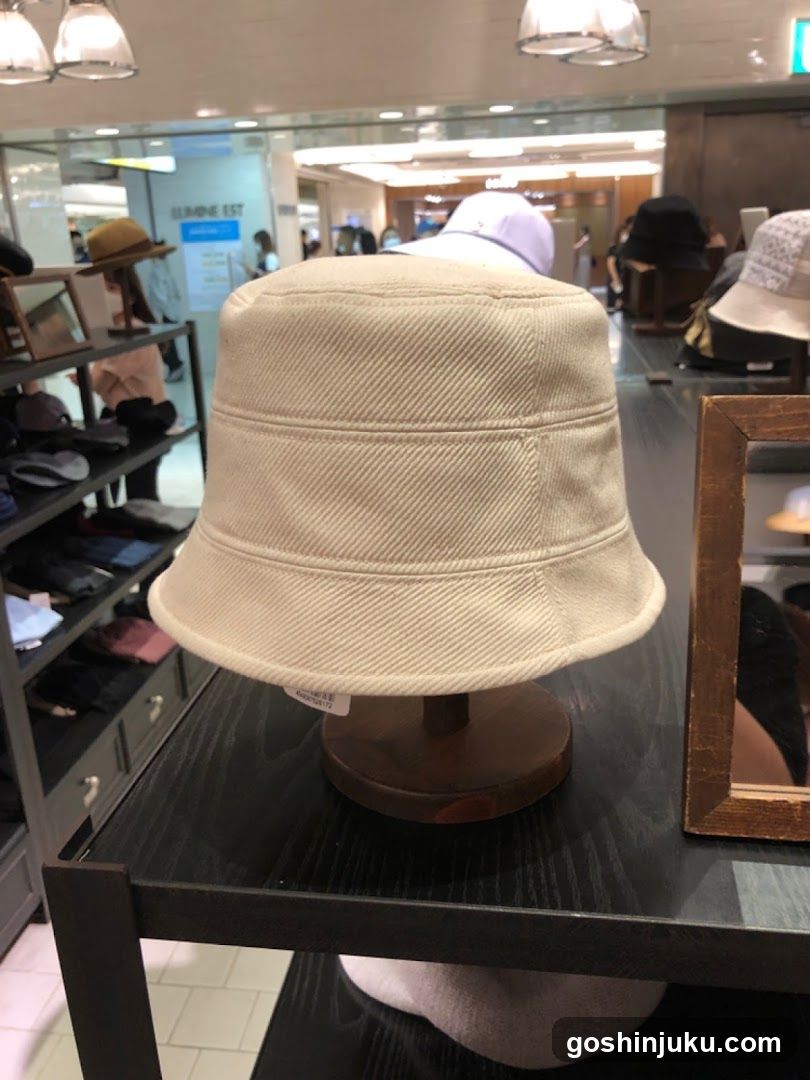 Hat Display in Store