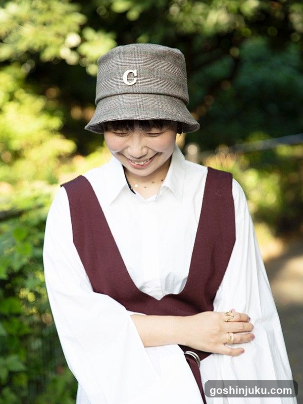 Person in Hat and Vest