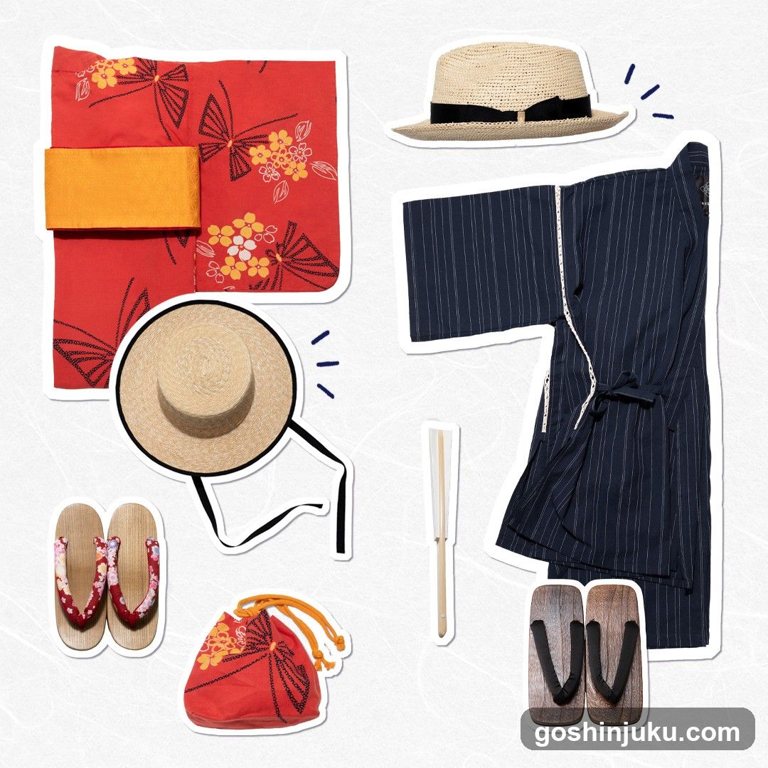 Japanese Traditional Attire and Accessories Collection