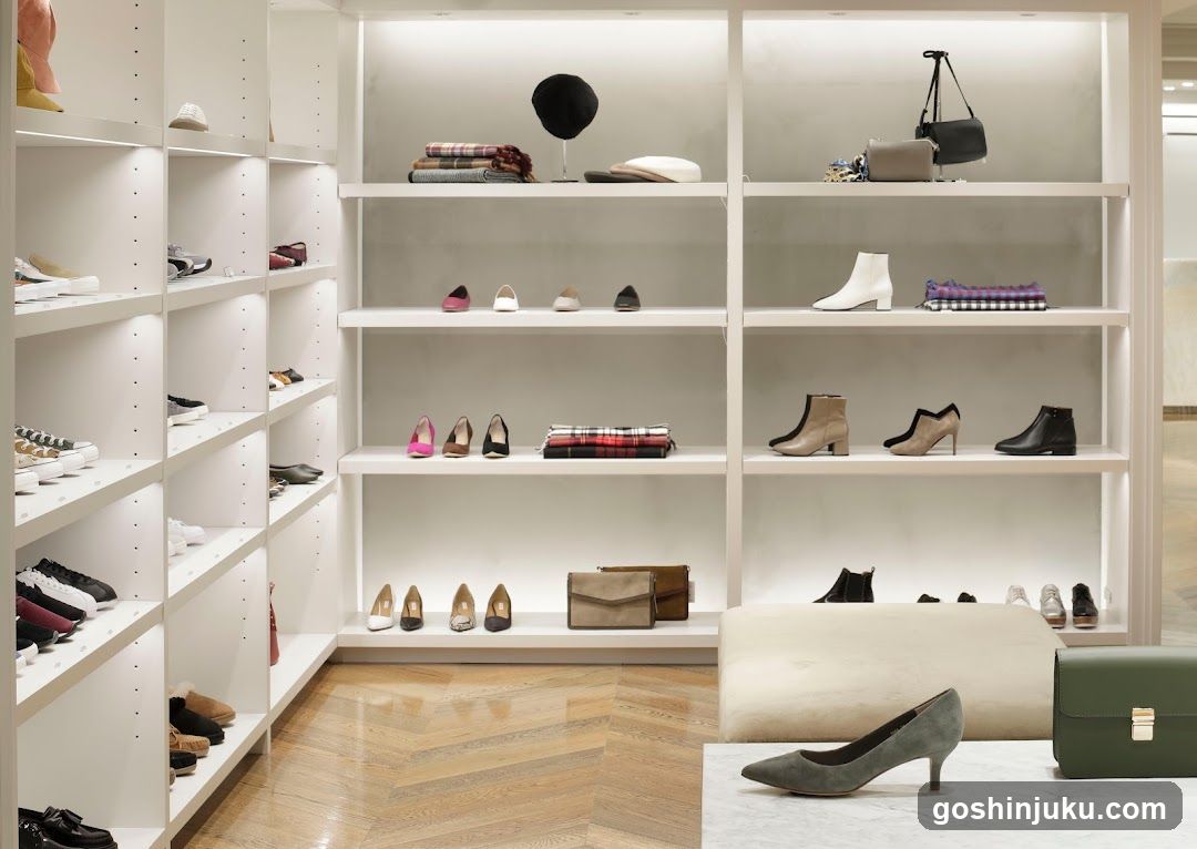 Luxury Shoe Display Interior
