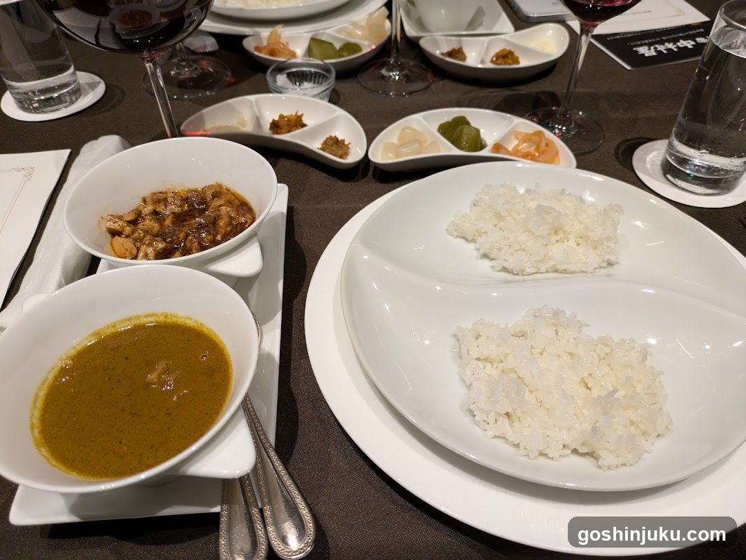 Korean Table Setting with Rice and Side Dishes
