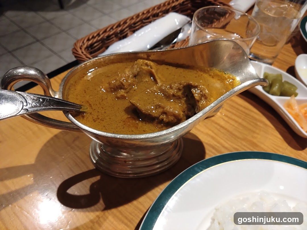 Curry Dish with Rice and Side Dishes