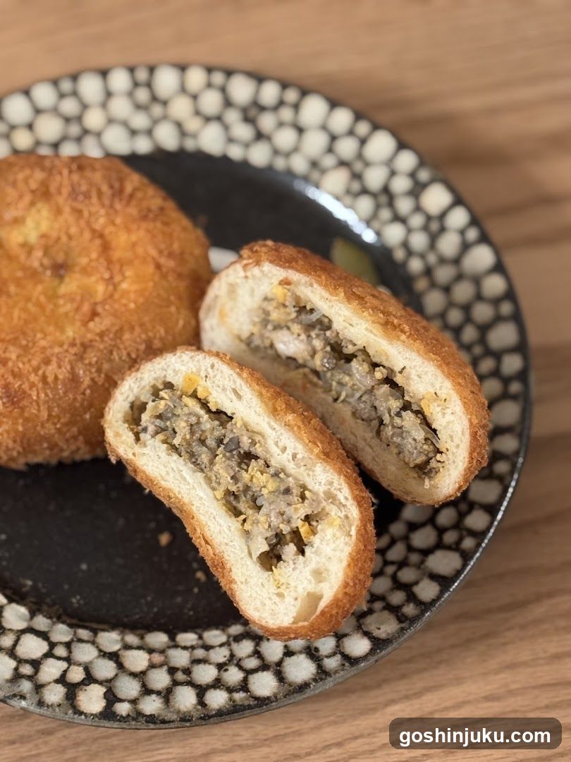 Fried Meatball with Cut Piece