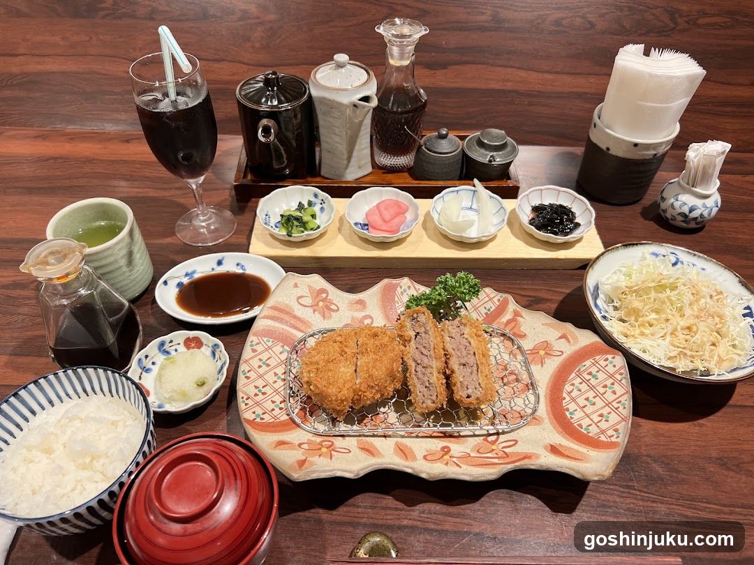 Japanese Katsu Meal Spread