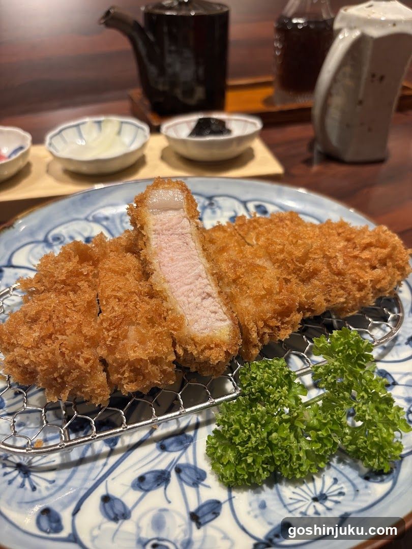 Katsu with garnish