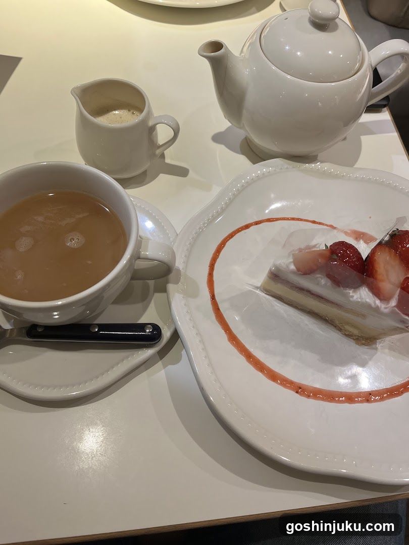 Tea and Cake Setting