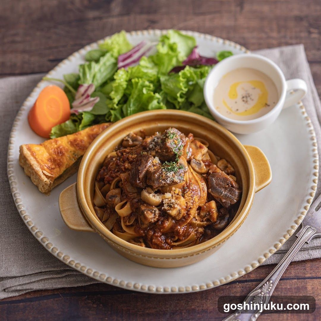 Stuffed Pasta with Salad and Side Dish
