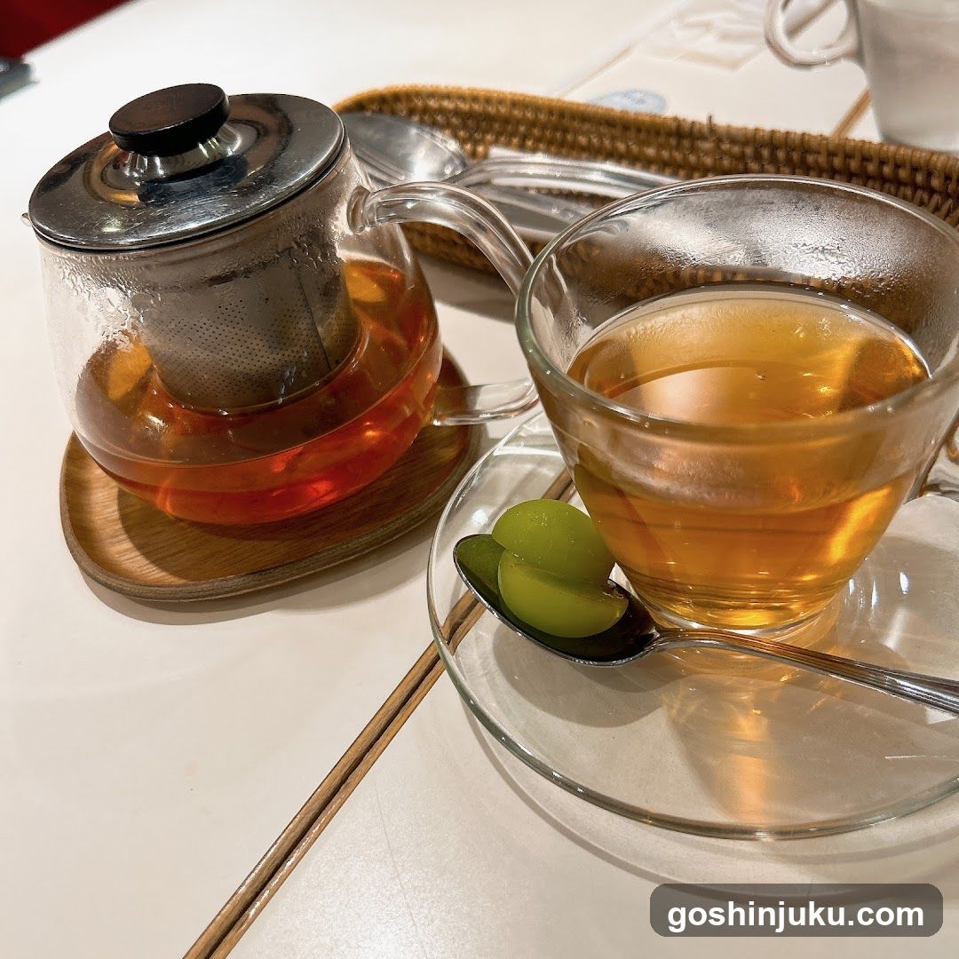 Tea Set with Green Olives