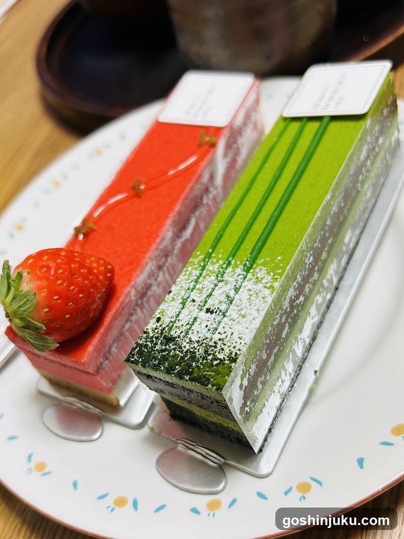 Matcha and Strawberry Desserts