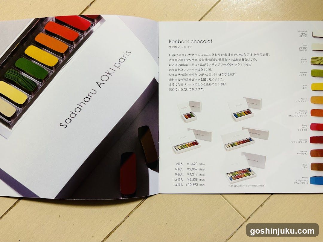 Aoki Paris Candy Palette Catalog