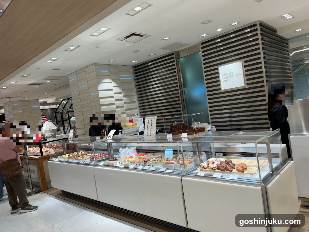 Dessert Display Case in Mall