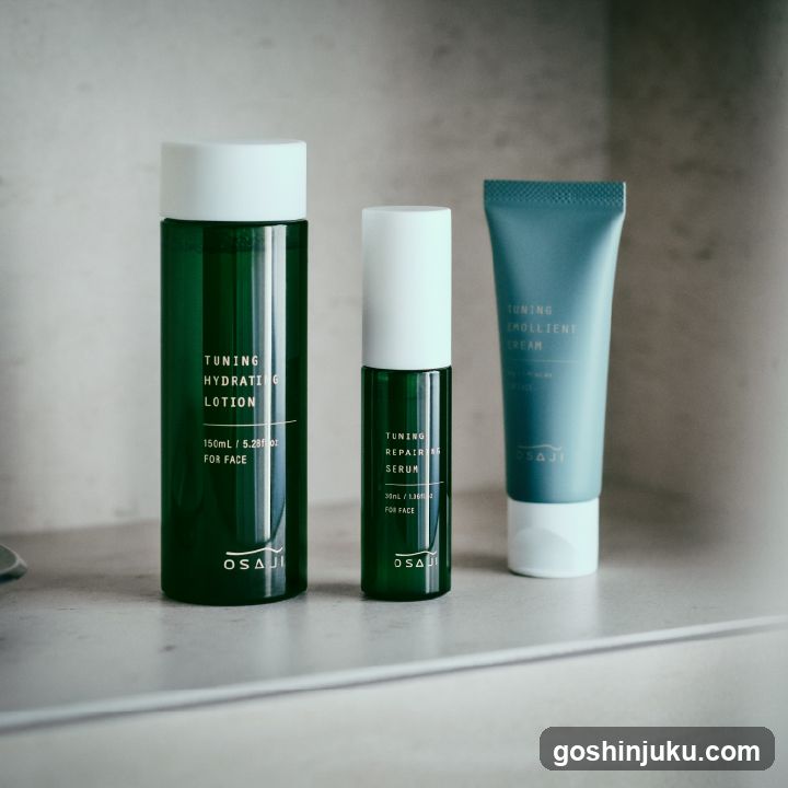 Skincare Product Display
