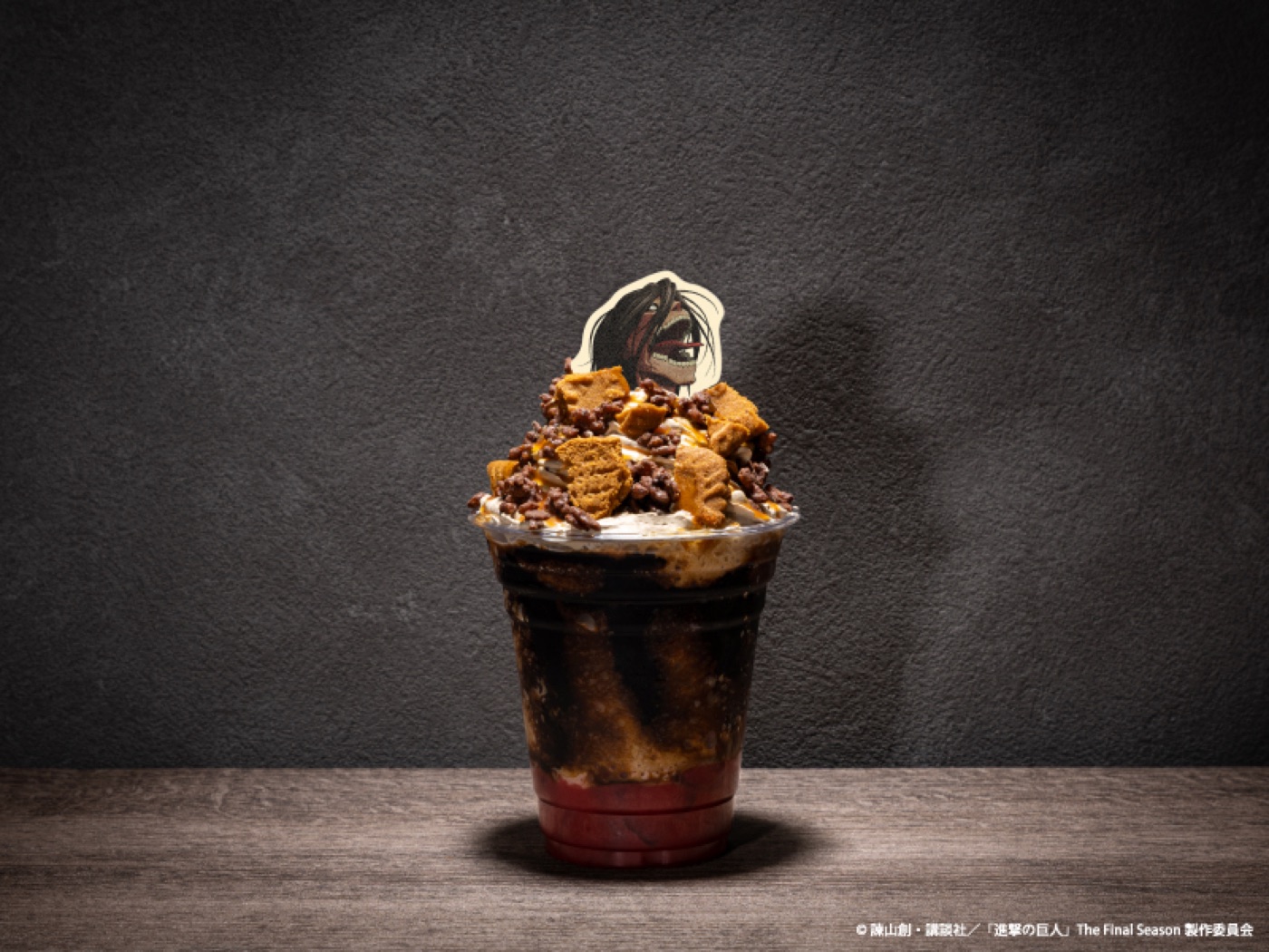 Attack on Titan cafe drink