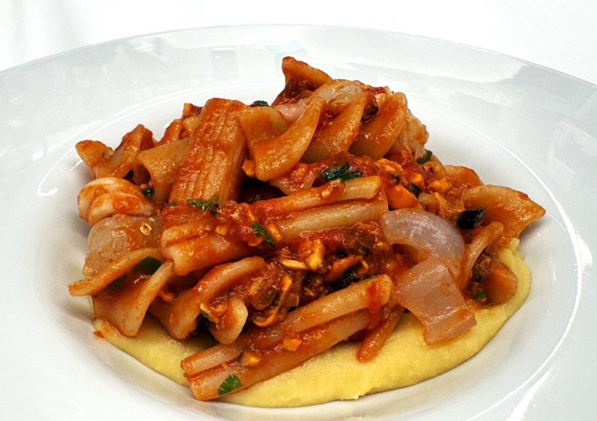 Frangente Milano mixed pasta eat-in plate at Isetan Shinjuku Italy Exhibition 2026
