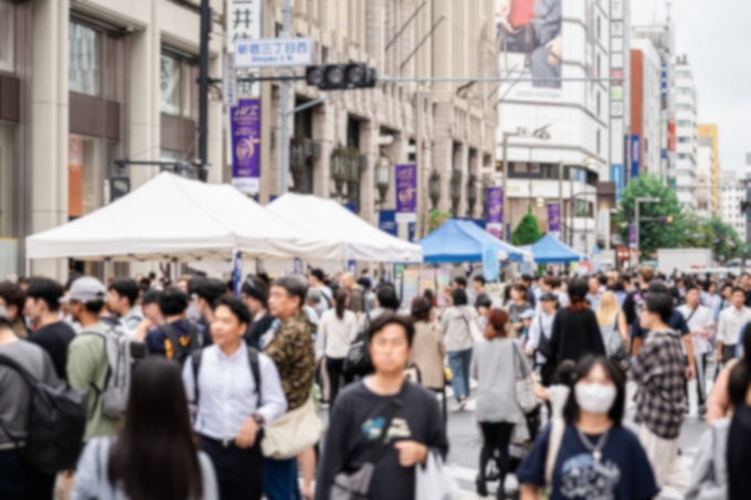 Shinjuku-dori during last year's Machi Fes Fan Street